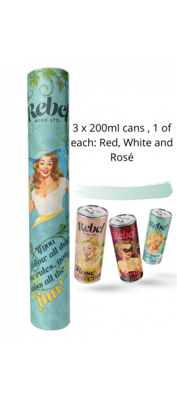 Rebel Wine With CBD 3 Can Gift Pack