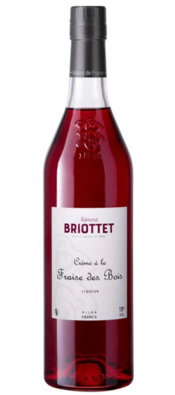 Briottet Creme a la Frais des Bois (Wild Strawberry Liqueur)