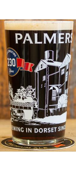 Palmers 230th anniversary pint glass Palmers 230th anniversary pint glass