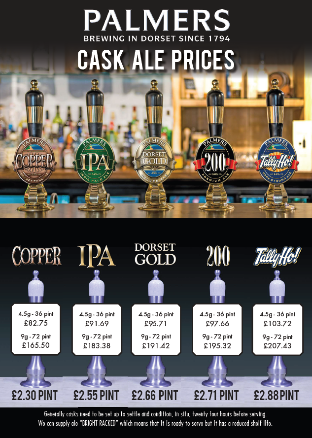 cask ale prices